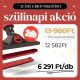 Szülinapi akció: 2darab porszívófej + 10% kedvezmény